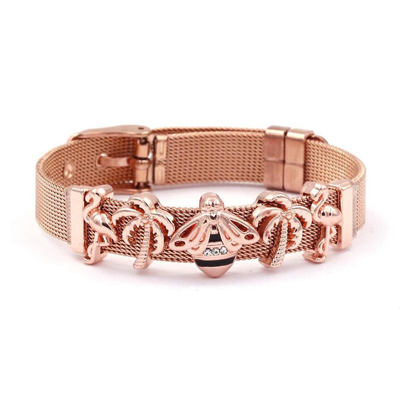 Buntes Edelstahl Maschen armbänder