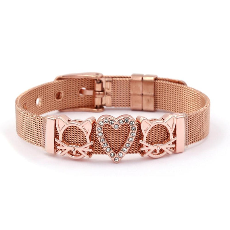 Buntes Edelstahl Maschen armbänder