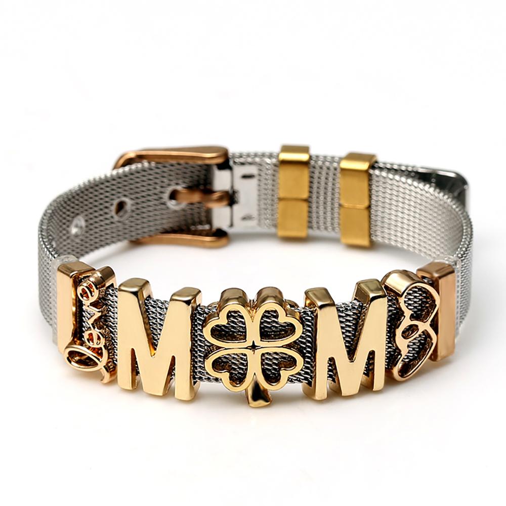 Buntes Edelstahl Maschen armbänder