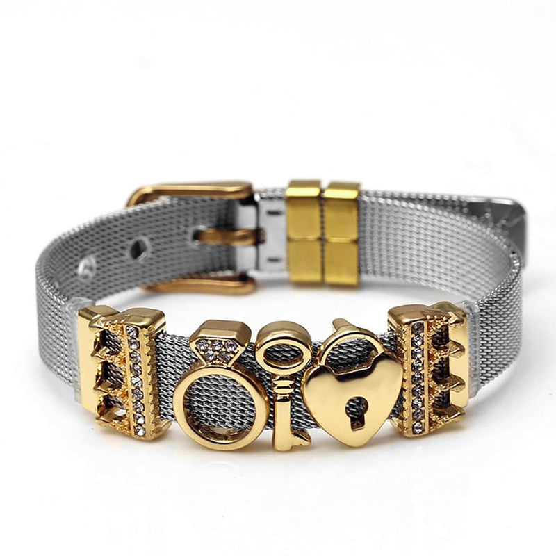 Buntes Edelstahl Maschen armbänder