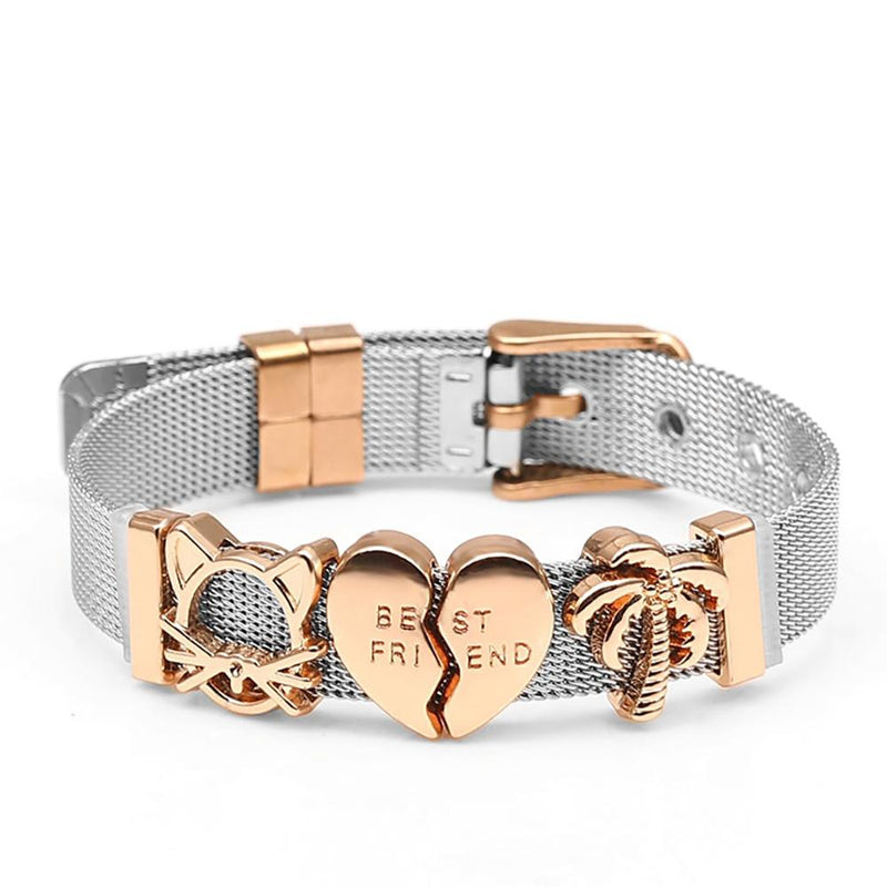 Buntes Edelstahl Maschen armbänder