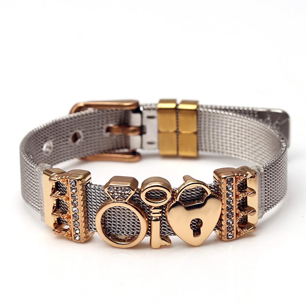 Buntes Edelstahl Maschen armbänder