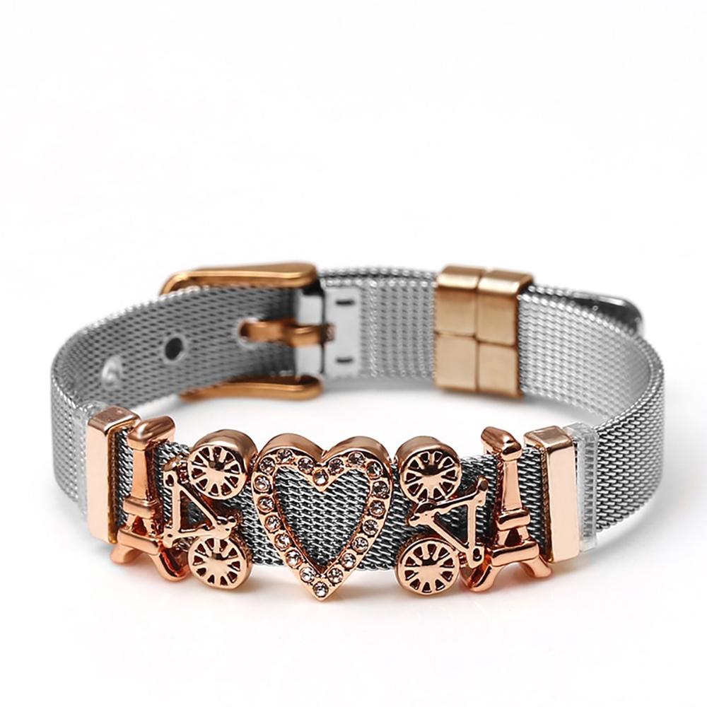 Buntes Edelstahl Maschen armbänder