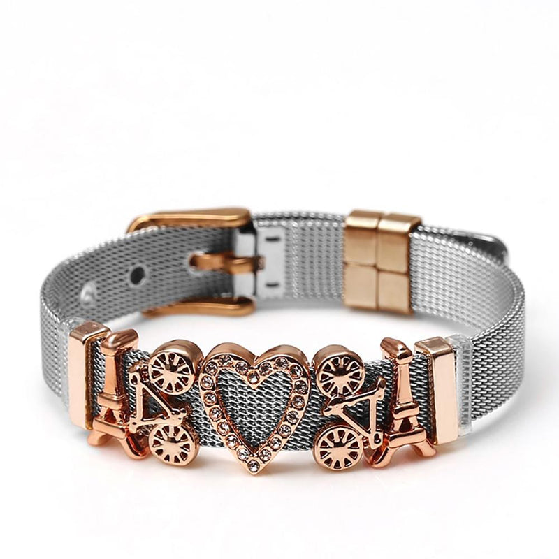 Buntes Edelstahl Maschen armbänder