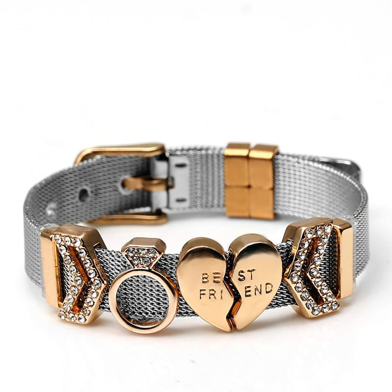 Buntes Edelstahl Maschen armbänder