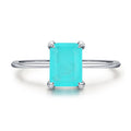 Luxus Ring mit Turmalin - 925 Sterling Silber Ring für Frauen