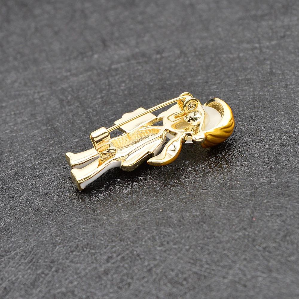 Kreativer Arzt Und Schwester Emaille Brosche Pin