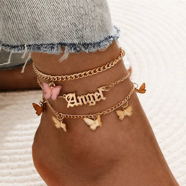 Bohemian Boho Leg Ankle Anklet Bracelet Beach Jewelry