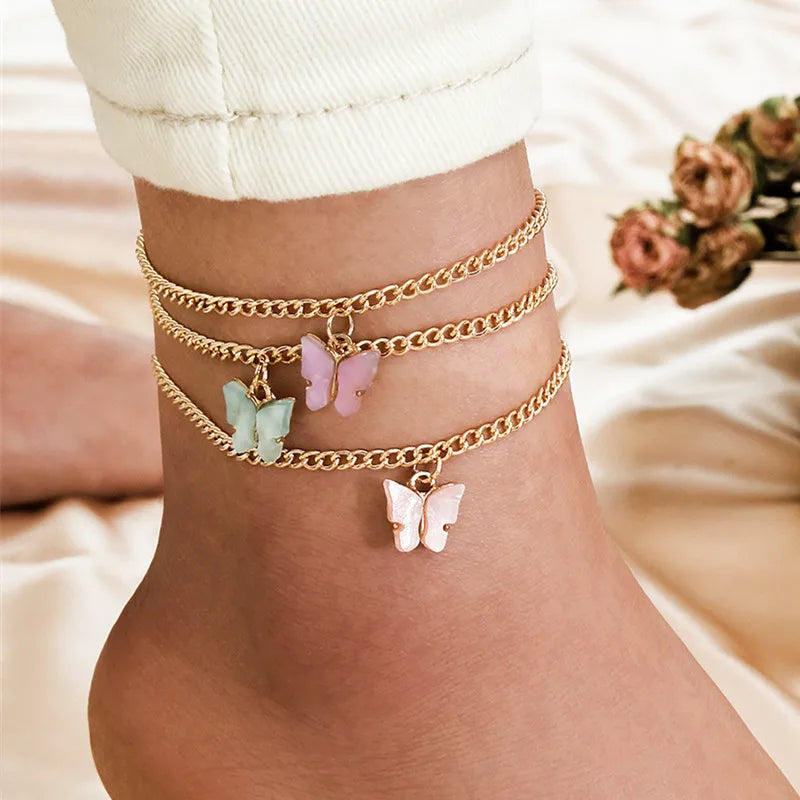 Bohemian Boho Leg Ankle Anklet Bracelet Beach Jewelry