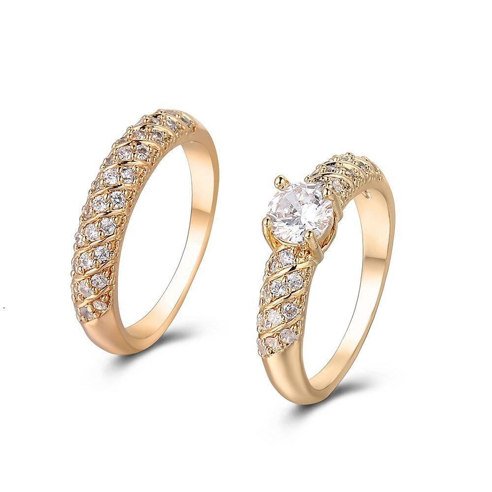 Schillernde Kubische Zirkon Klingelt Verschiedene Stile