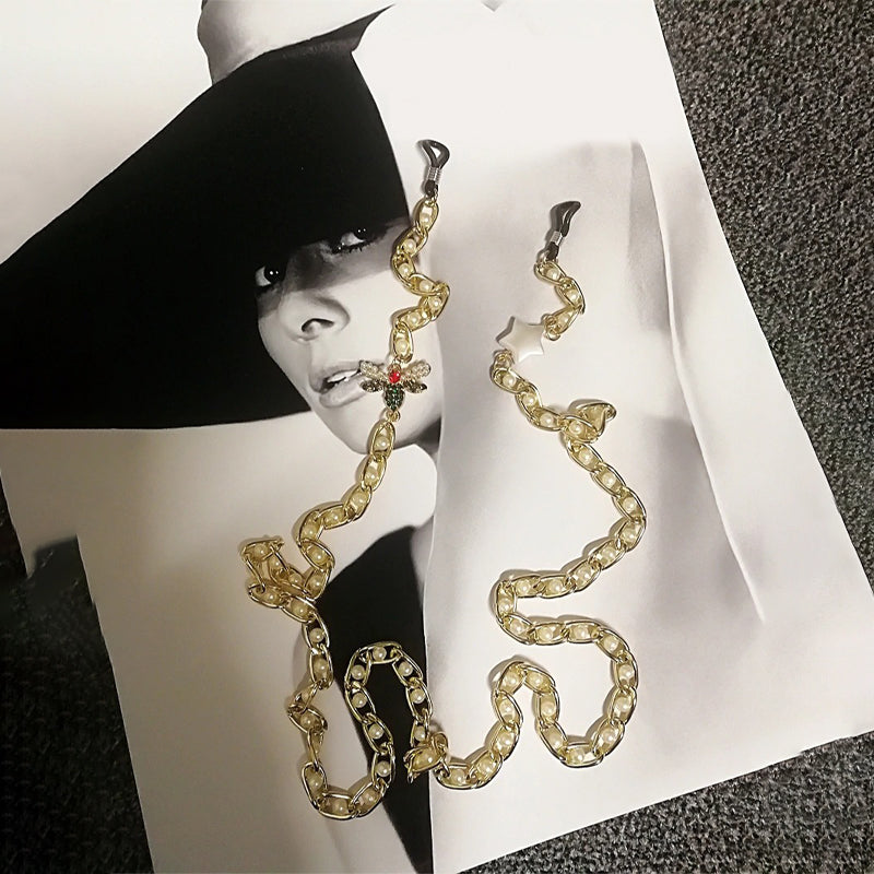 Schillernde Perle Akzent Königin Bienenschmucksammlung