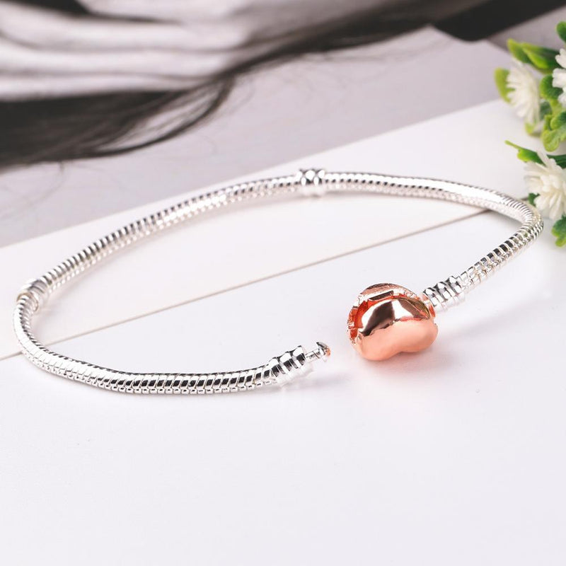 Schillernde Schlangenkette Charm Armbänder