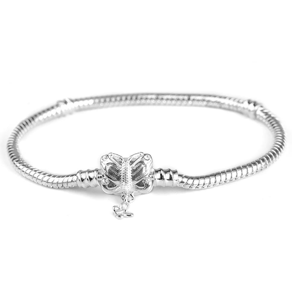Schillernde Schlangenkette Charm Armbänder