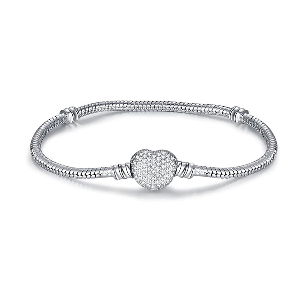 Schillernde Schlangenkette Charm Armbänder