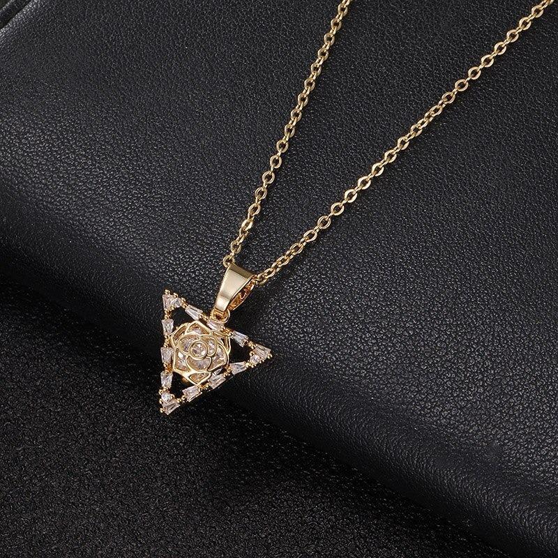 Schillernde Stile Strasshängerkette Für Den Stil