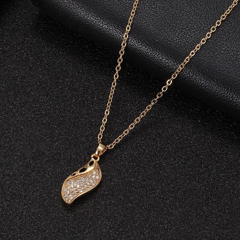 Schillernde Stile Strasshängerkette Für Den Stil