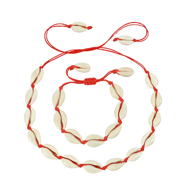 Muschel Band | Muscheln Halskette, Armband