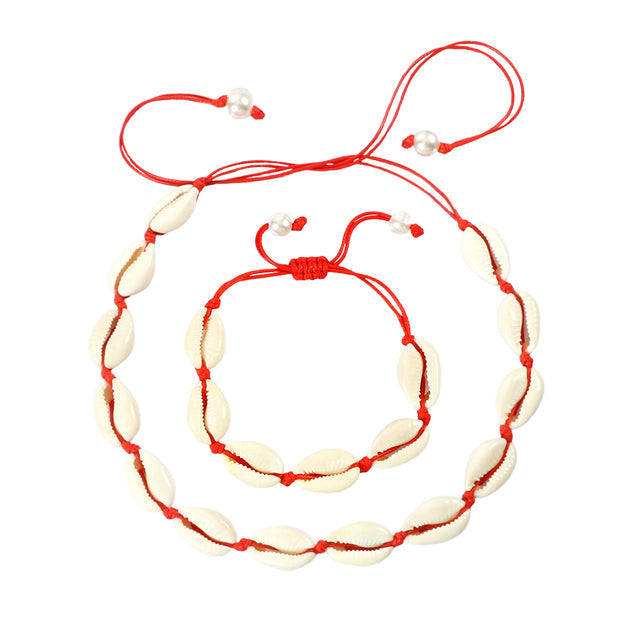 Muschel Band | Muscheln Halskette, Armband