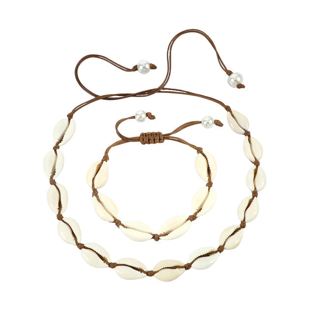 Muschel Band | Muscheln Halskette, Armband