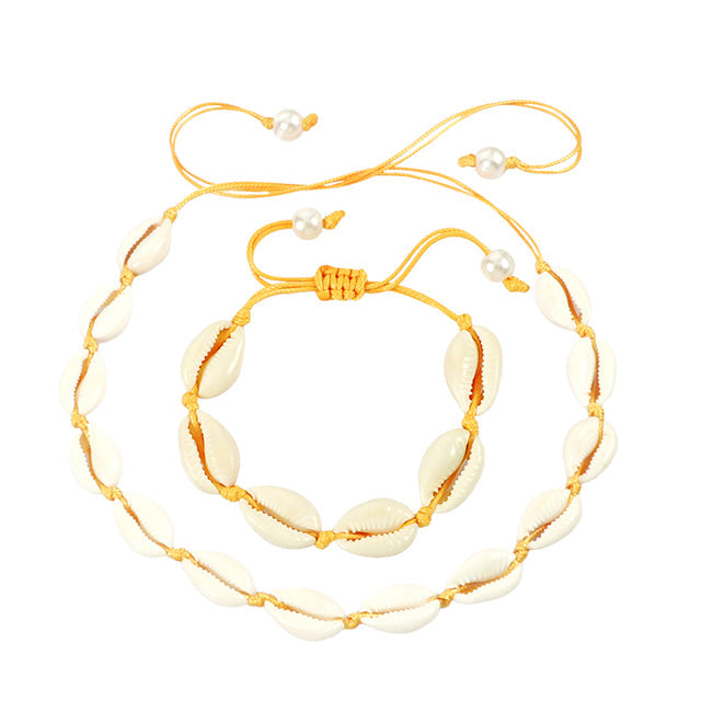 Muschel Band | Muscheln Halskette, Armband