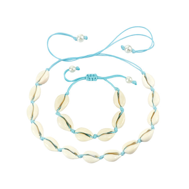 Muschel Band | Muscheln Halskette, Armband