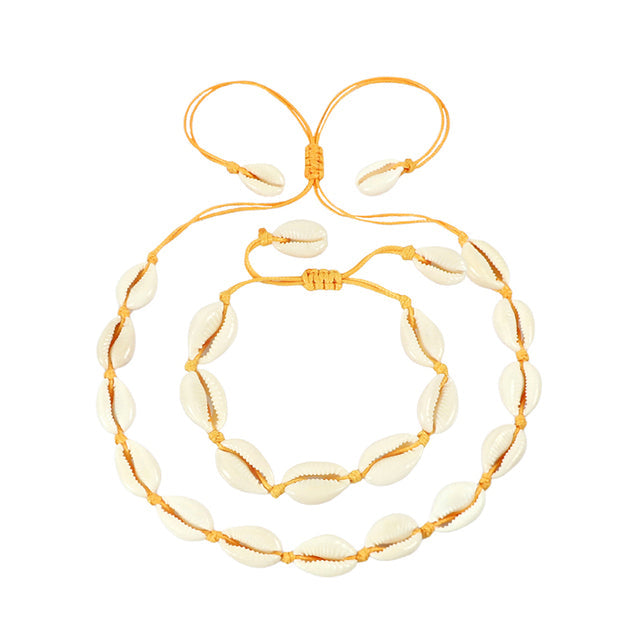 Muschel Band | Muscheln Halskette, Armband