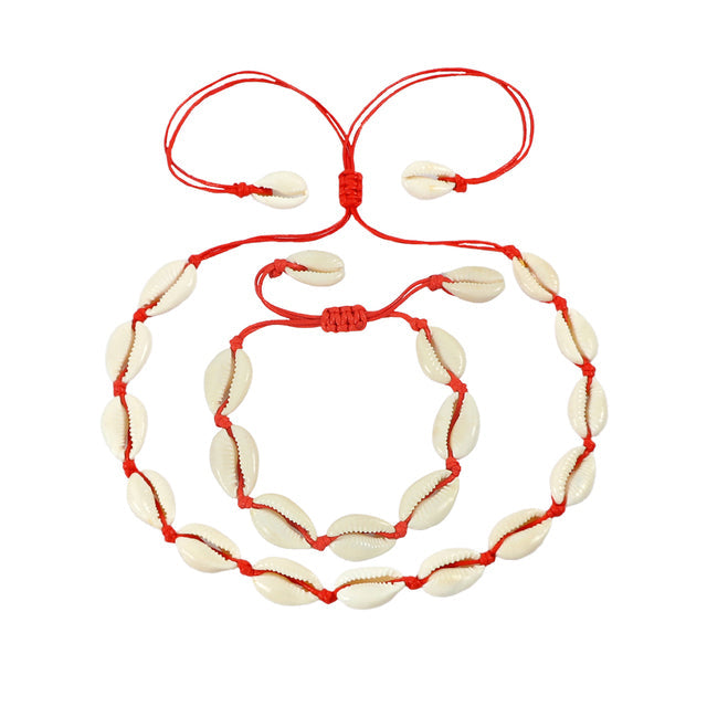 Muschel Band | Muscheln Halskette, Armband