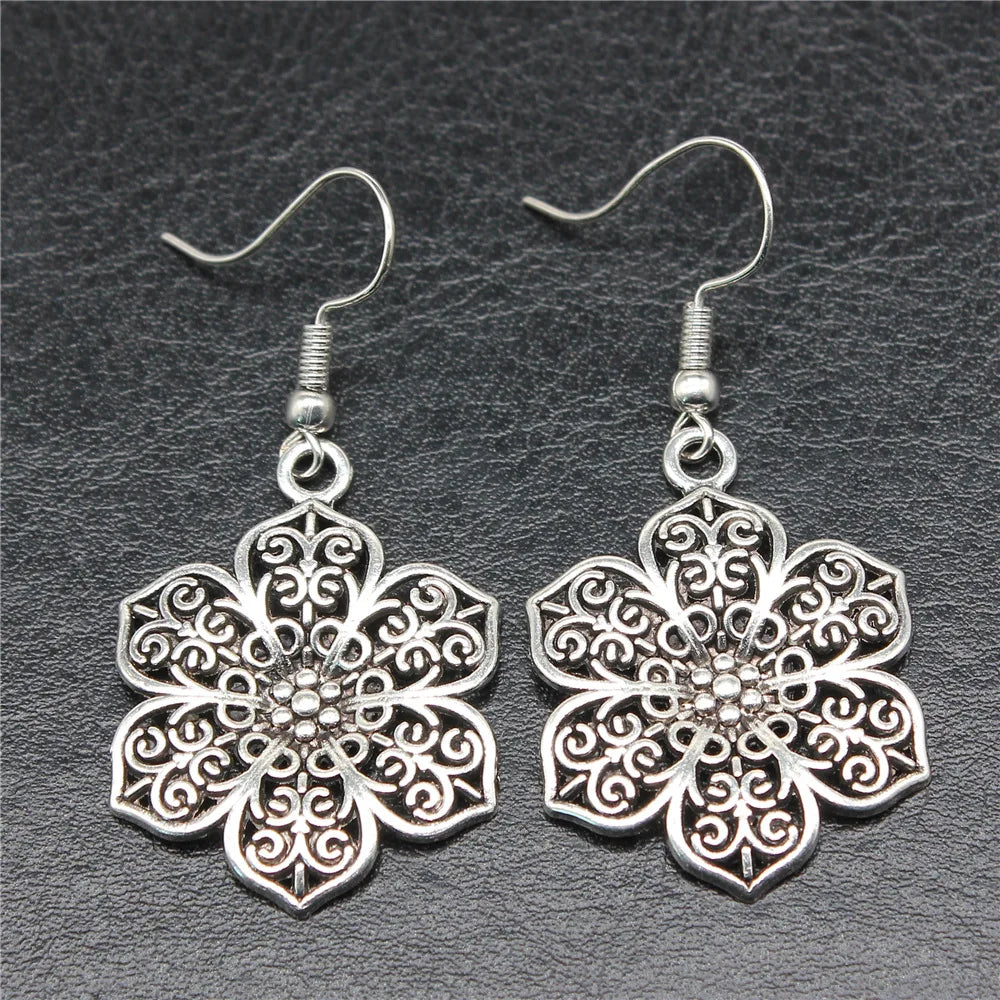 Blumen-Design Ohrring Anhänger | Ohrringe Schmuck zum Dropshipping - Hängende Ohrringe