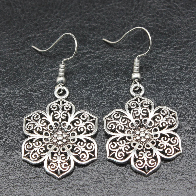 Blumen-Design Ohrring Anhänger | Ohrringe Schmuck zum Dropshipping - Hängende Ohrringe