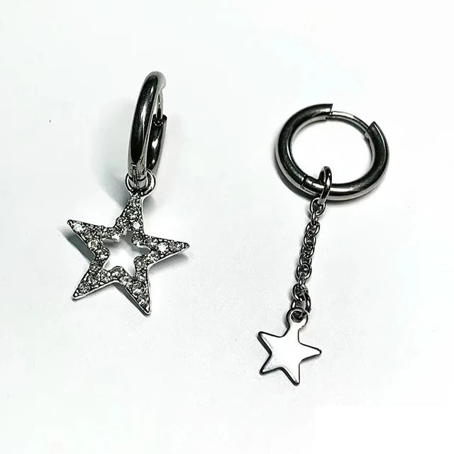 Punk Accessoires | Y2K Schmuck | Hoop Ohrringe | Grunge Stil