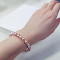 Elegantes Perle Akzentarmband