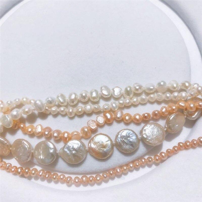 Elegante Verdrehte Schnurkette Von Perlenakzent Armband