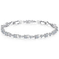 Elegantes Und Luxuriöses Zirkonia Kristall Ketten Ketten Verknüpfung Armband