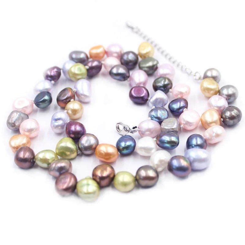 Außergewöhnliche Und Elegante Mehrfarbige Perlenkette