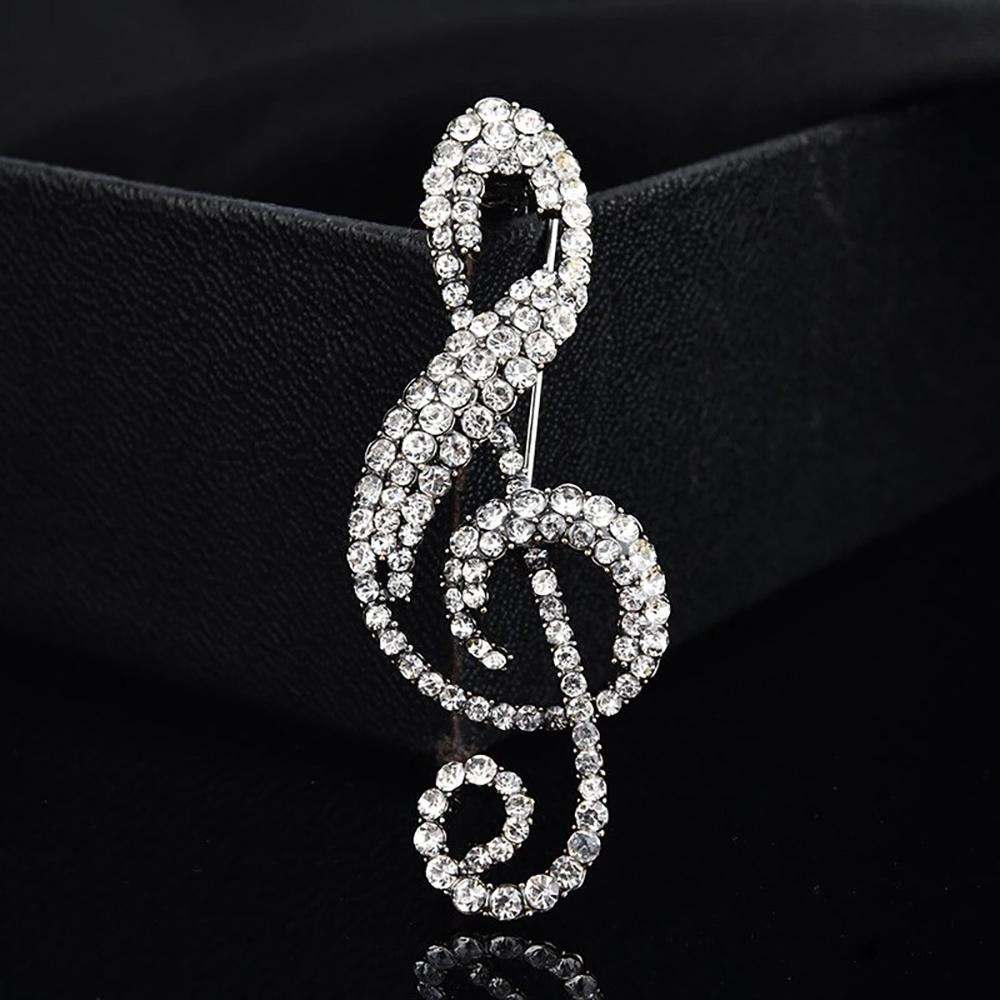 Exquisites Perle Und Strass Emaille Broschen Besetzt Pin