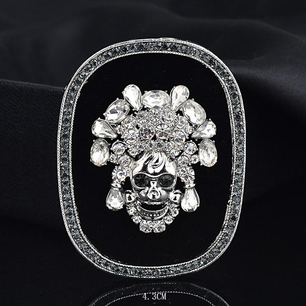 Exquisites Perle Und Strass Emaille Broschen Besetzt Pin