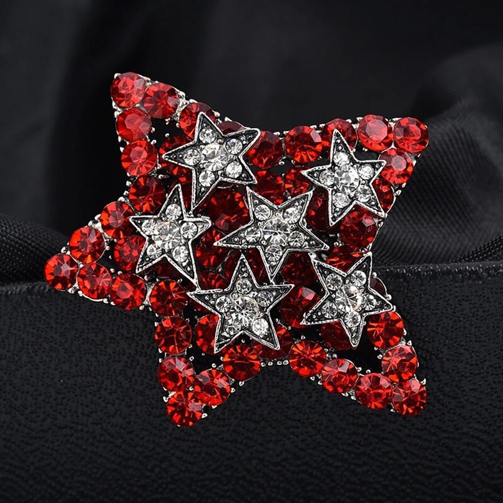 Exquisites Perle Und Strass Emaille Broschen Besetzt Pin