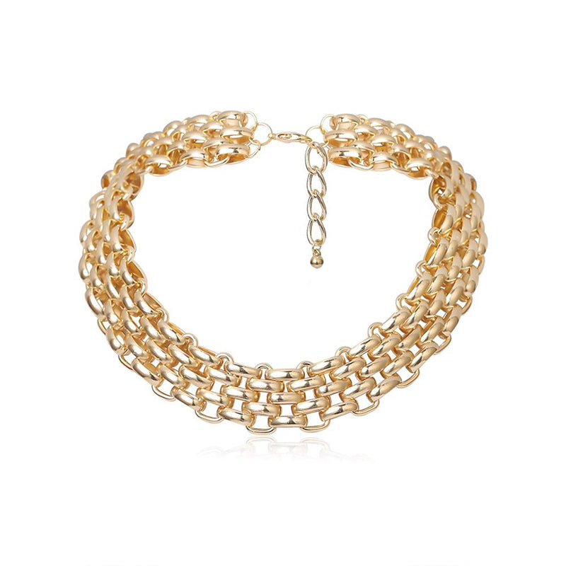 Extra Chunky Multi Layer Ketten Choker Halsketten