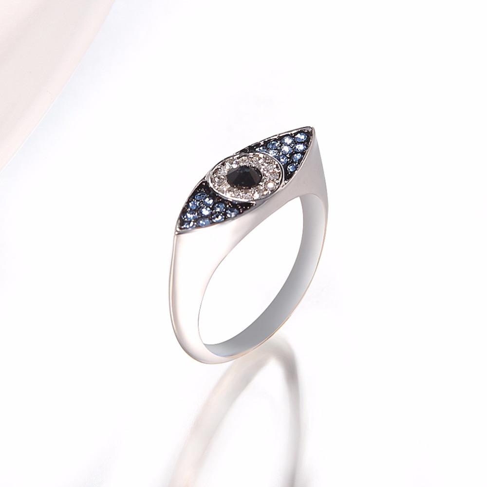 Fancy Bluzling Blau Auge Ring