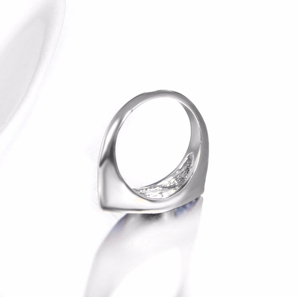 Fancy Bluzling Blau Auge Ring