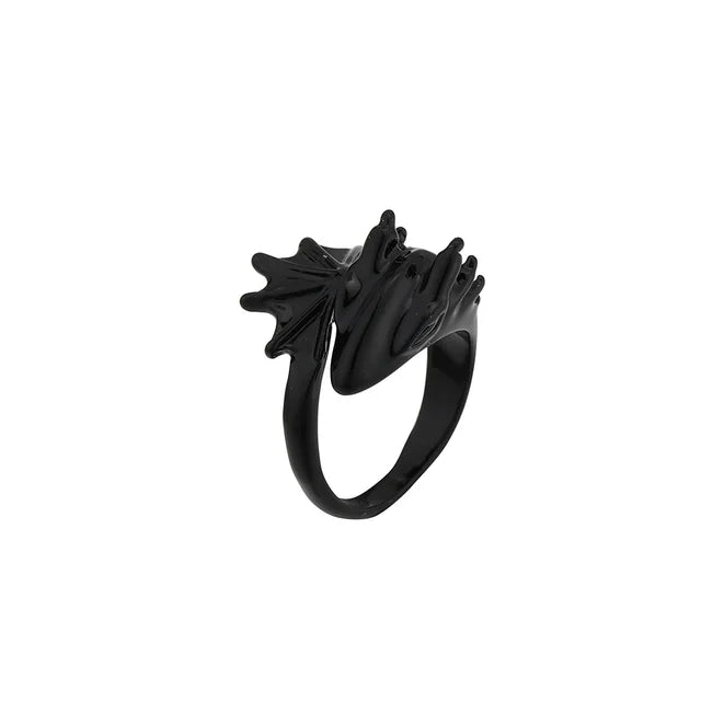 Verstellbarer Drachenring für Herren | Emaille Statement-Schmuck | Damen Schlangen-Drachenring