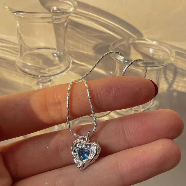 Glänzender Kristallstern Anhänger Halskette für Mädchen Frauen - Ästhetisches Design - Y2K Schmuck