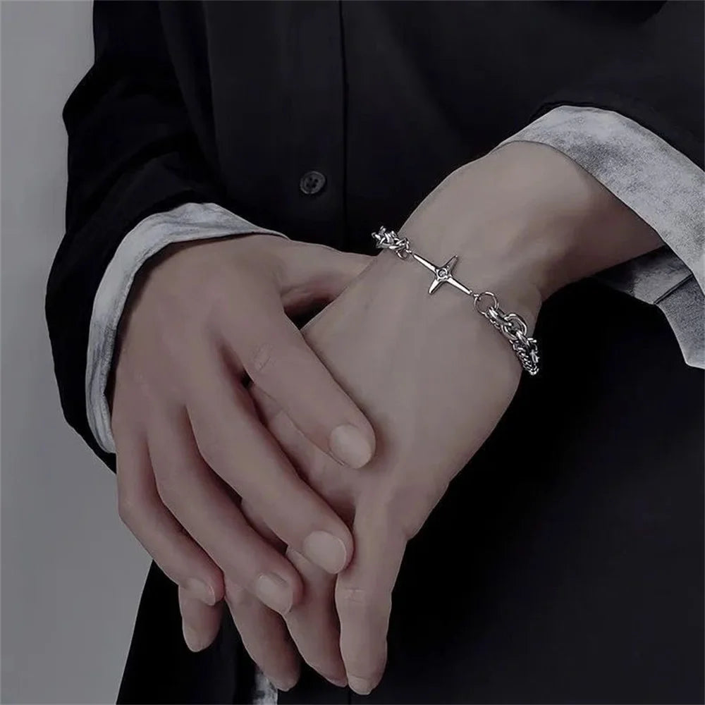 Modische Armband für Frauen mit sechs Spitzen | Modisches Armband mit sechs Spitzensternen - Mode