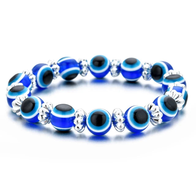 Blauer Augen Hamsa Hand Charm Armband | Hamsa Hand Armbänder für Frauen