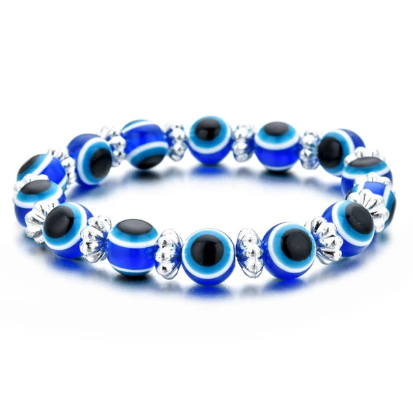 Blauer Augen Hamsa Hand Charm Armband | Hamsa Hand Armbänder für Frauen