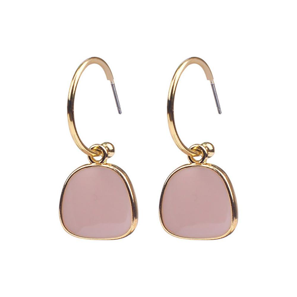 Modische Helle Metallstropfen Ohrringe