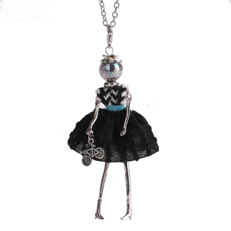 Fashionista Puppe Perlen Long Halskette