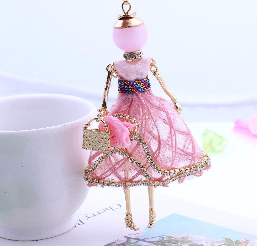 Fashionista Puppe Bejeweled Long Halskette