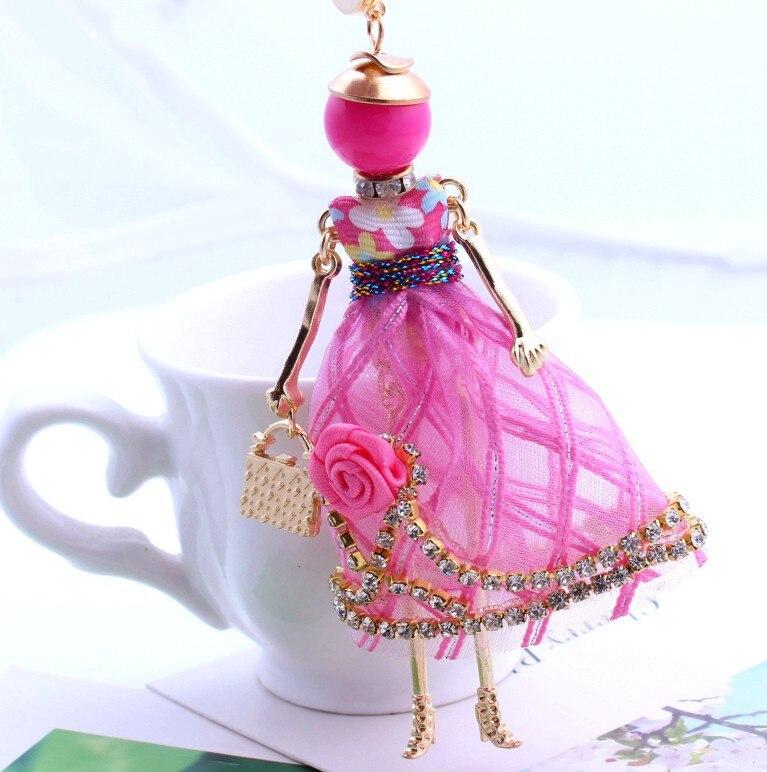 Fashionista Puppe Bejeweled Long Halskette