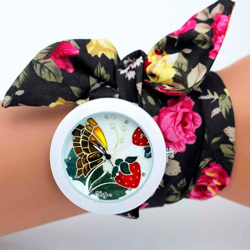 Blumen Und Schmetterlingsband Modewache